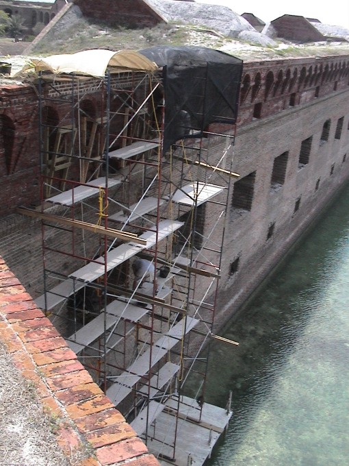 rosendale cement at Fort Jefferson 3